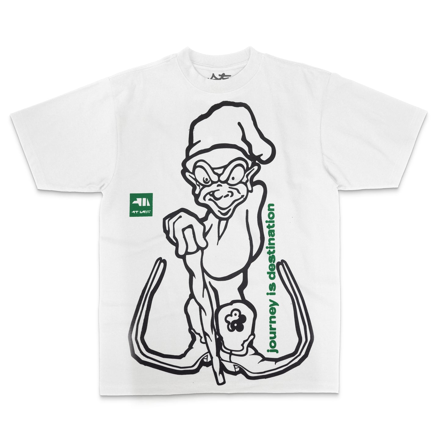 LEAN ON BUSINESS TEE WHITE