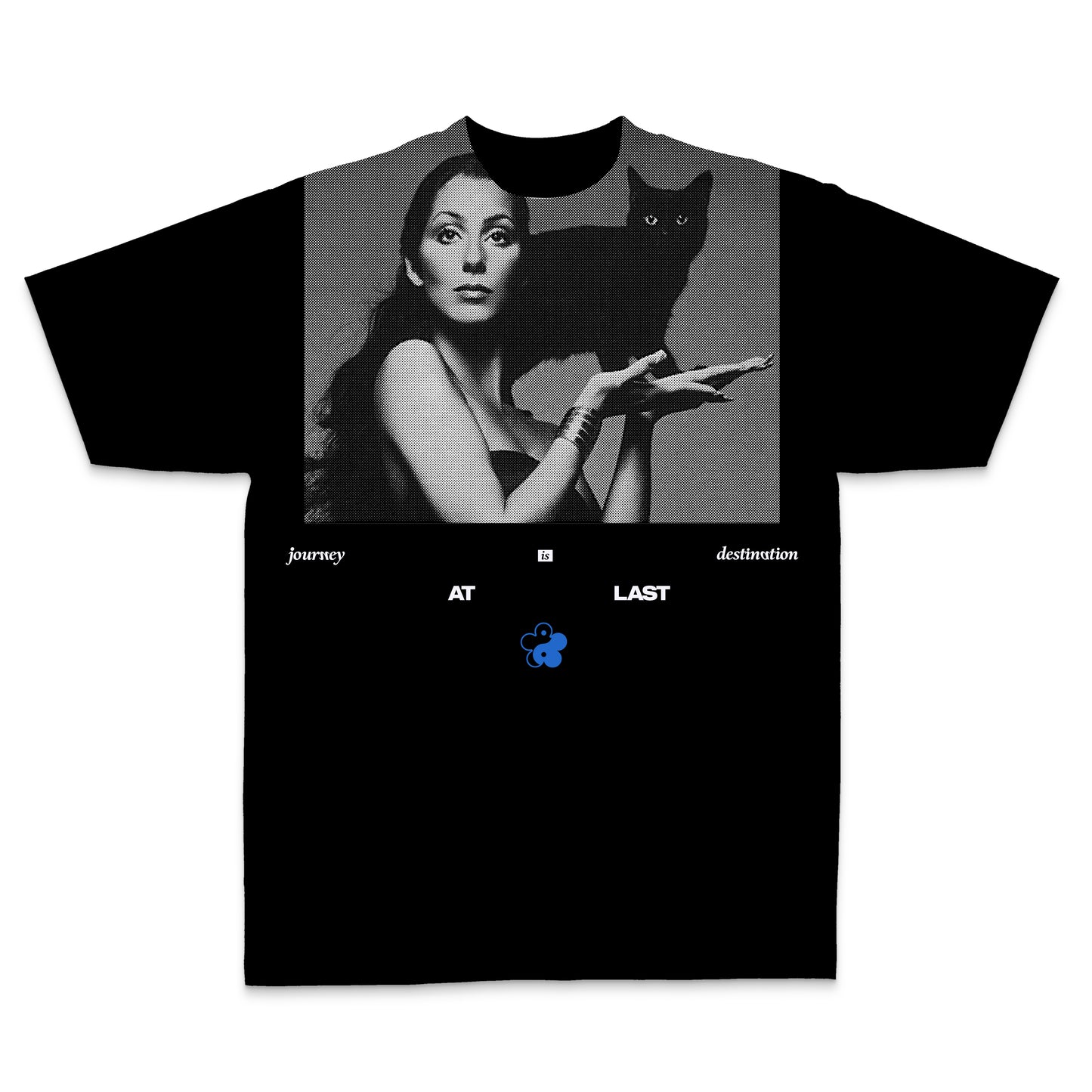 ANGELS IN DISGUISE TEE BLACK