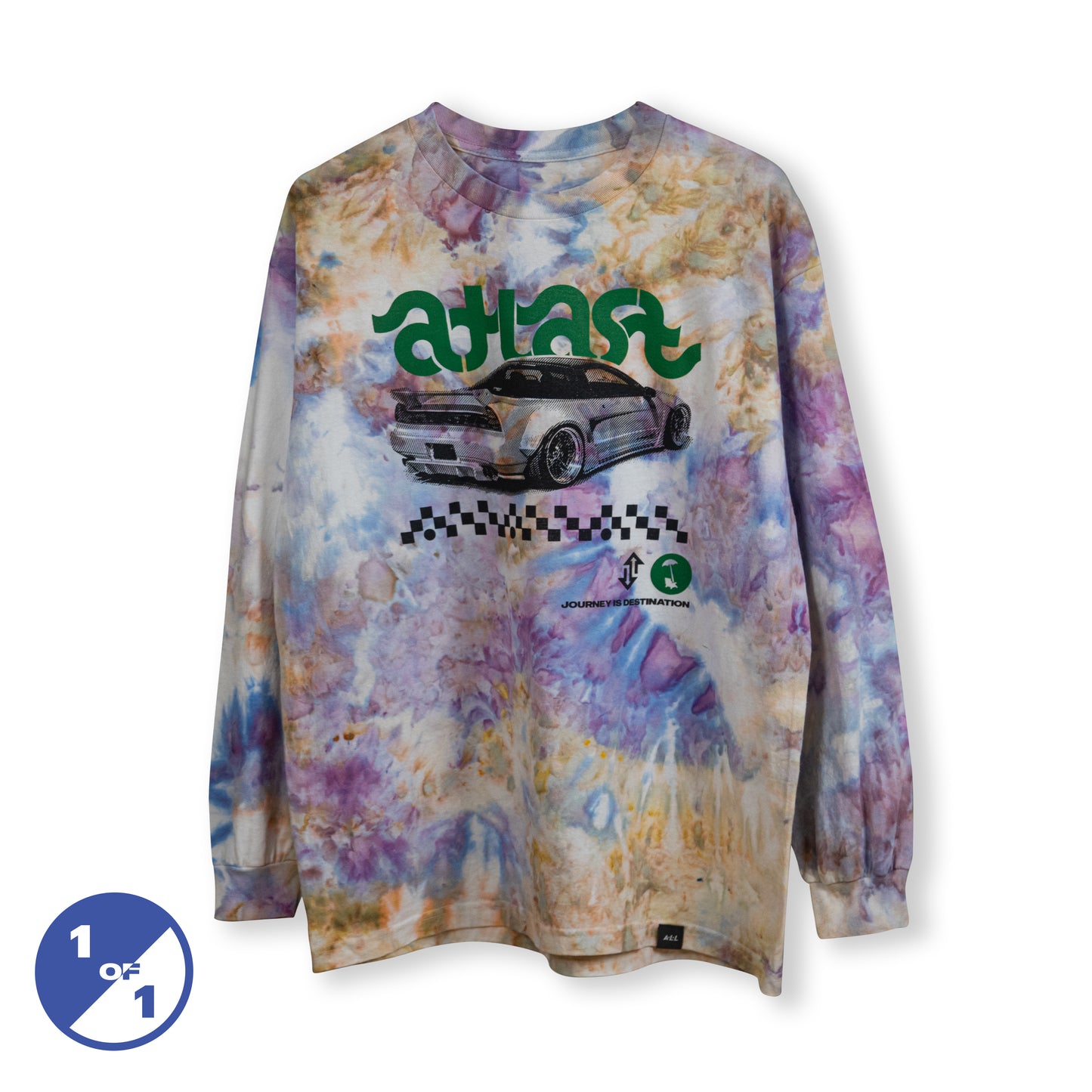 WIDE BODY ICE DYE LONG SLEEVE TEE