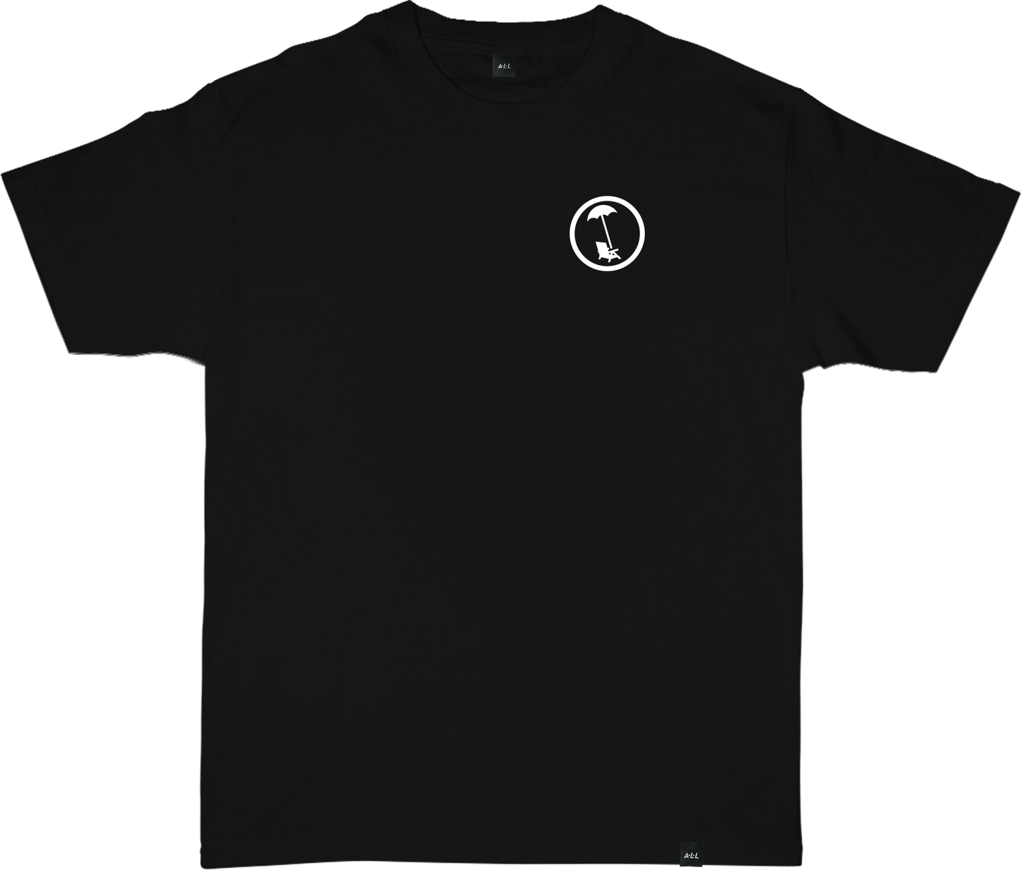 BEACHY CORE LOGO TEE IN BLACK
