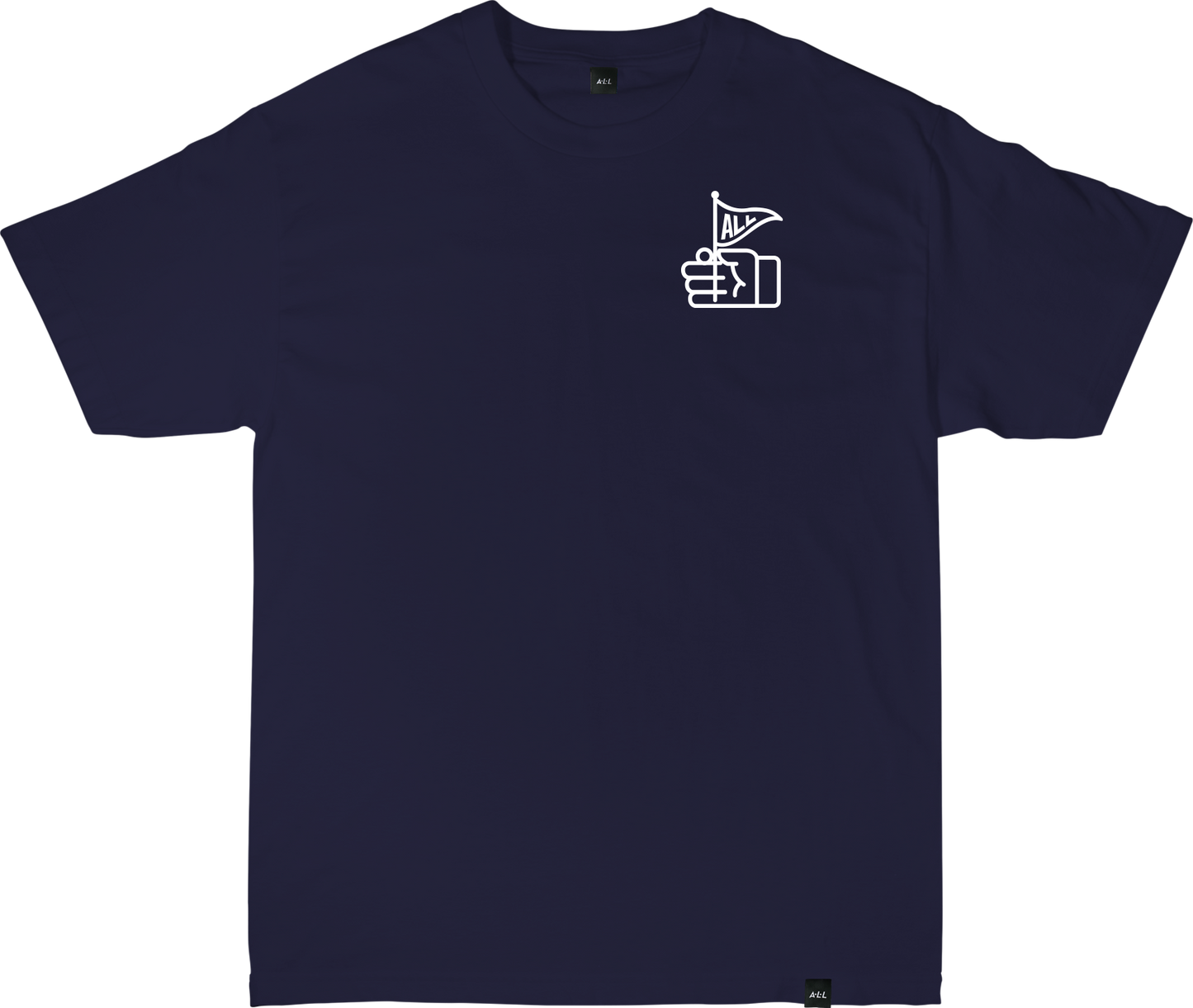 FLAGGY TEE IN NAVY