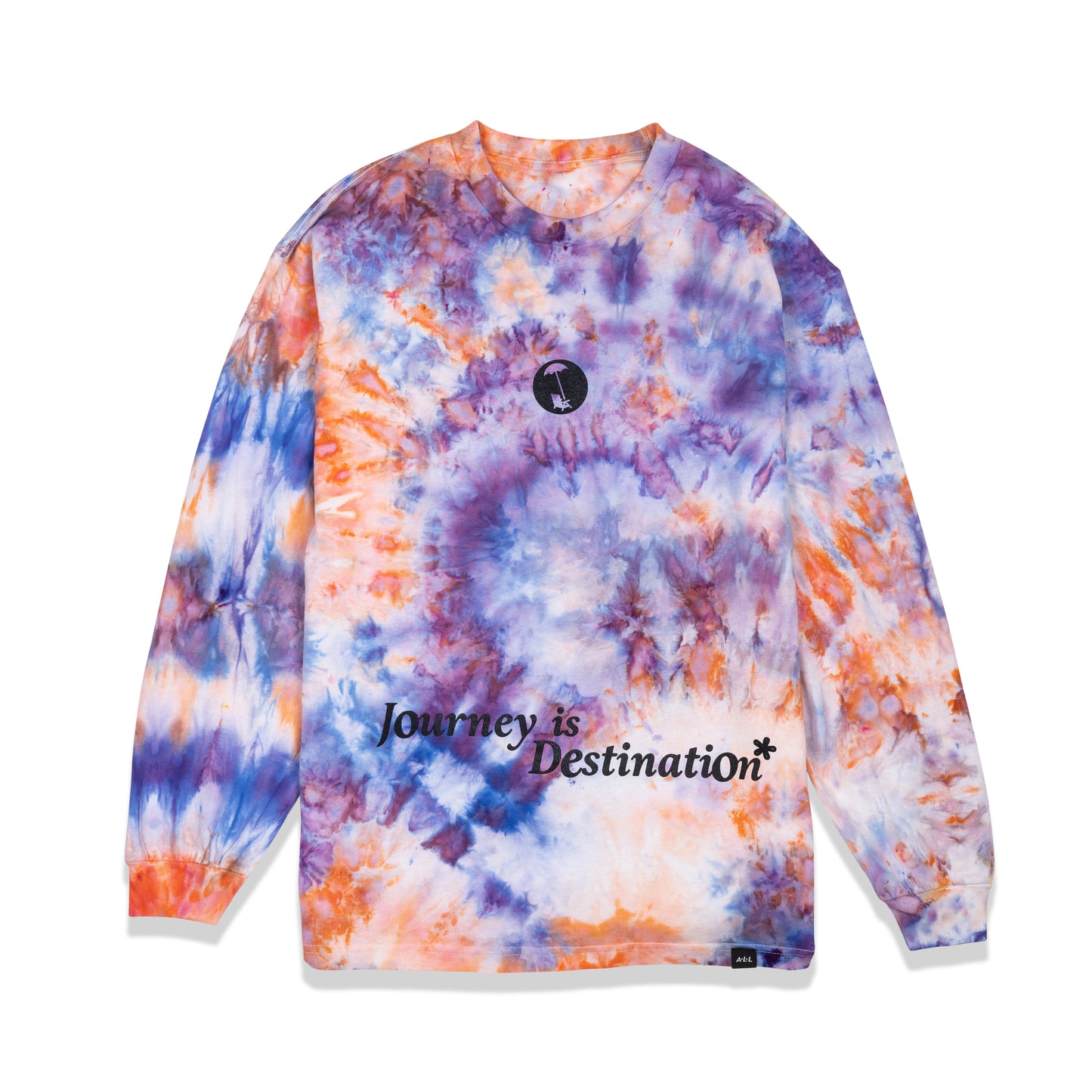 NEW SCRIPT DIP DYE LONG SLEEVE