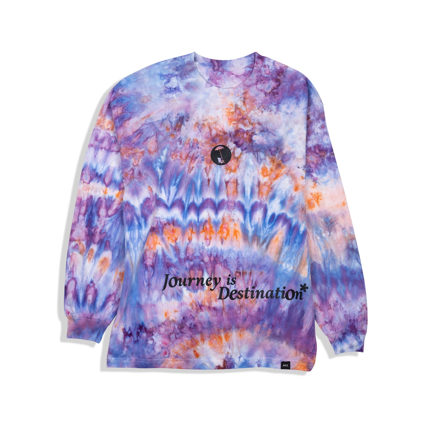 NEW SCRIPT DIP DYE LONG SLEEVE