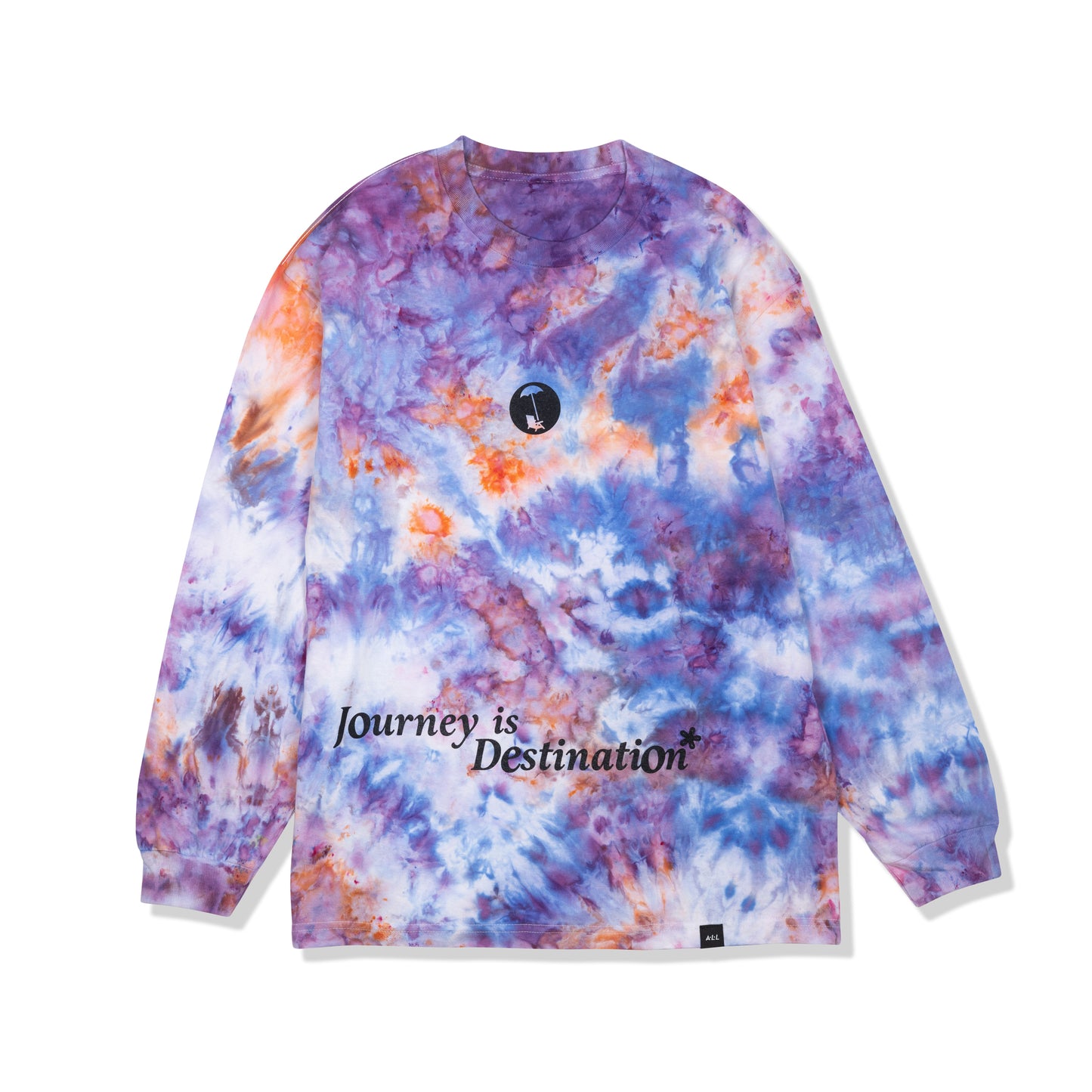 NEW SCRIPT DIP DYE LONG SLEEVE