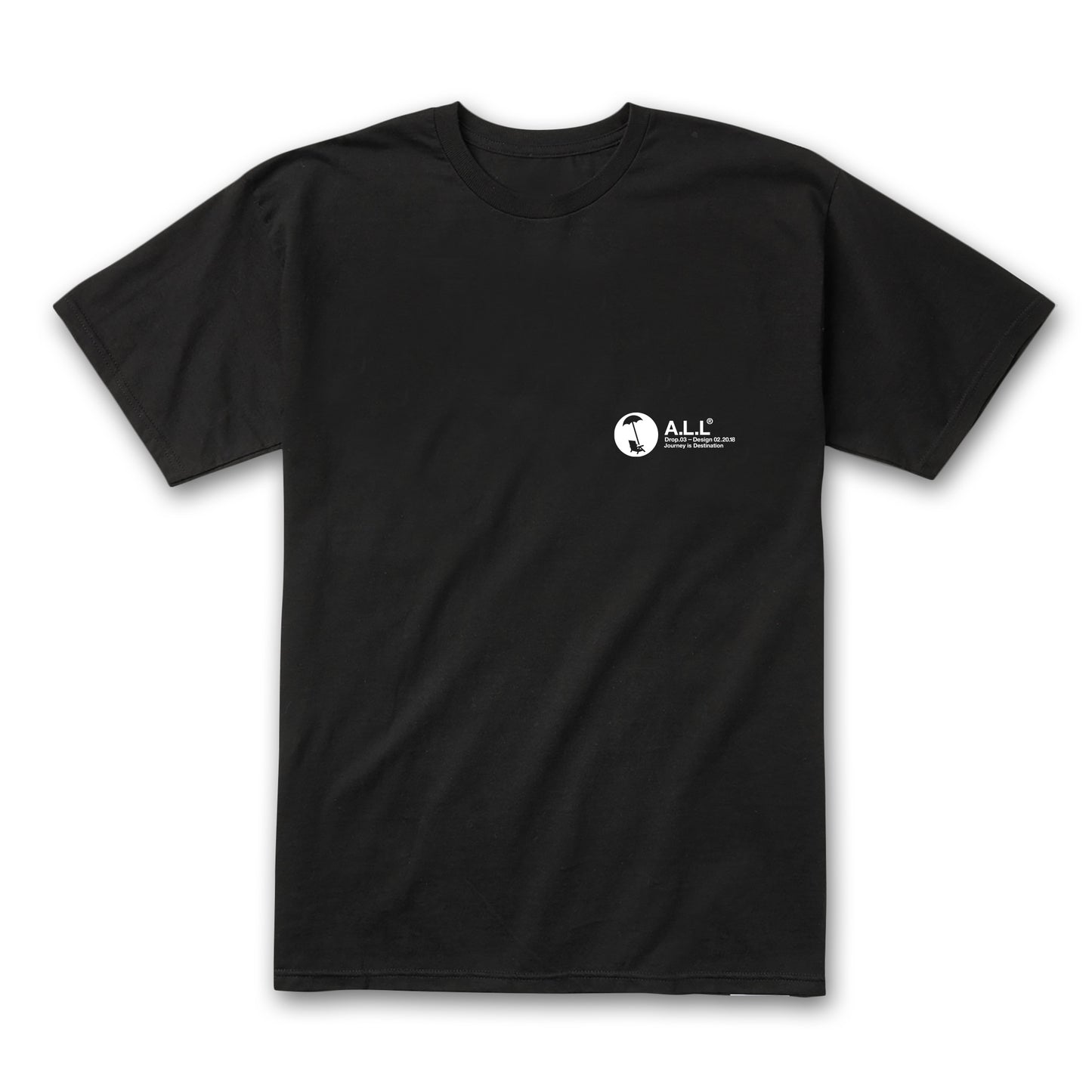 ALL DROP.03 TEE BLACK