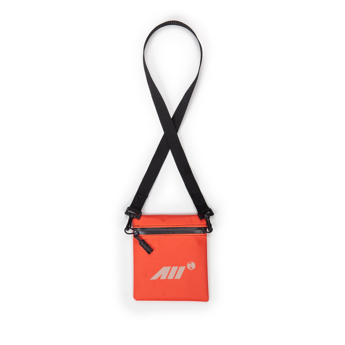 LOW PROFILE CROSS BODY BAG IN CORAL