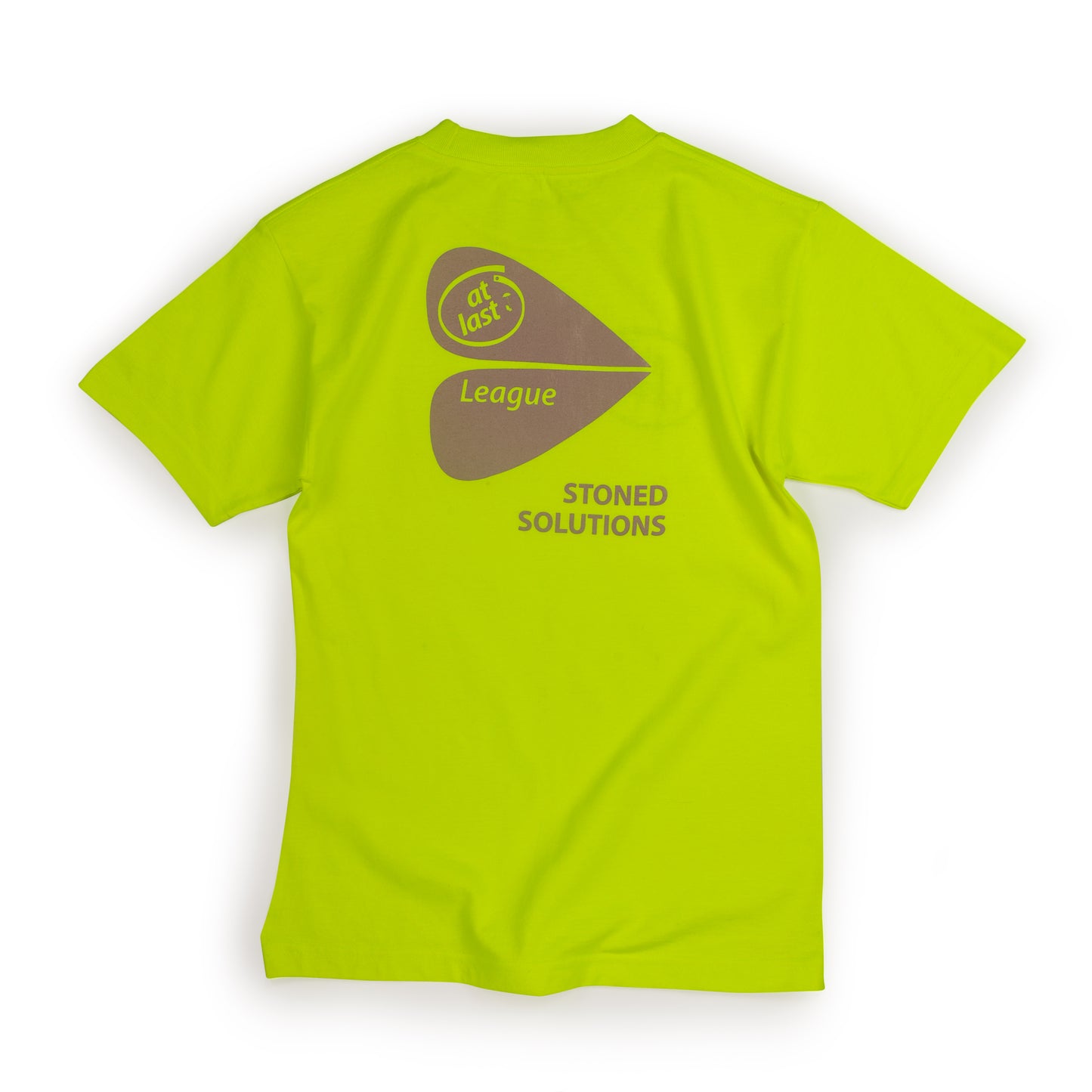 STONED SOLUTIONS TEE IN NEON (4 LEFT)