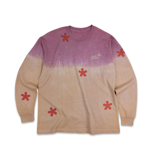 NEW SCRIPT  DIP  DYE LONG SLEEVE