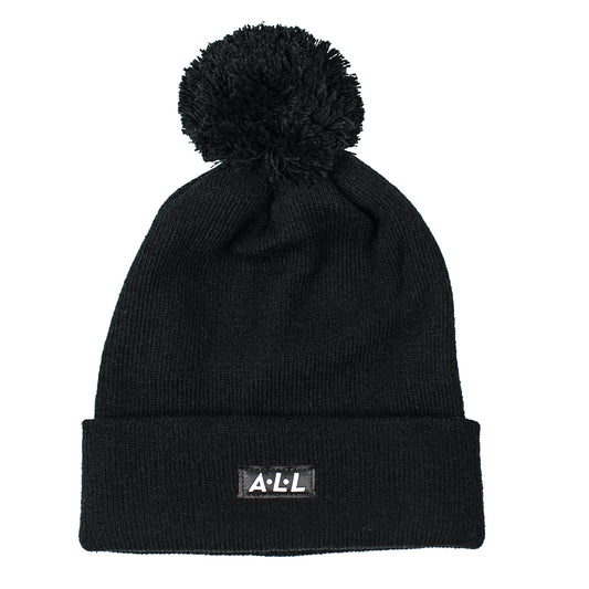 A•L•L® PALM BEANIE IN BLACK