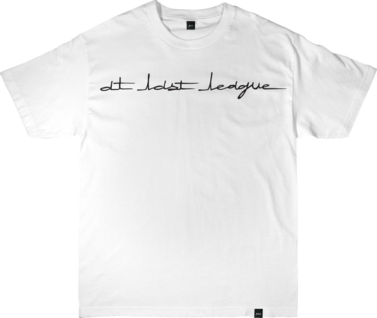 AT LAST LEAGUE TEE IN WHITE