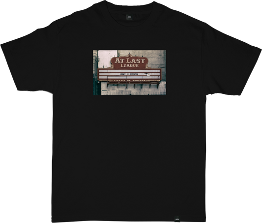 LOS "A" TEE IN BLACK