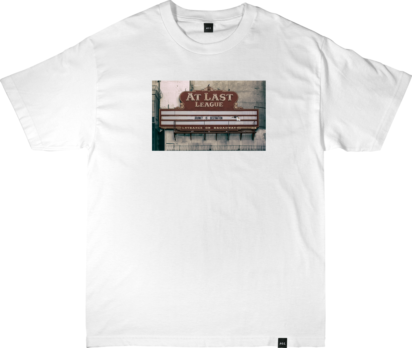 LOS "A" TEE IN WHITE
