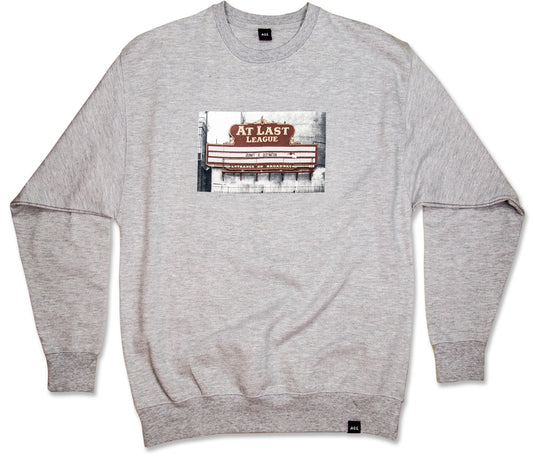 LOS "A" CREWNECK IN ATHLETIC HEATHER