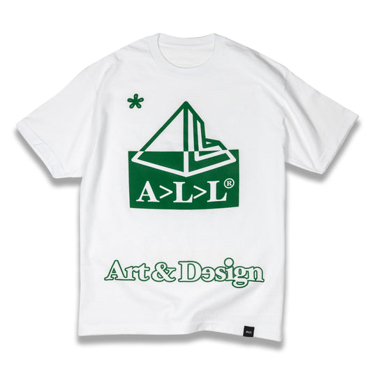 ART & DESIGN TEE  WHITE/KELLY