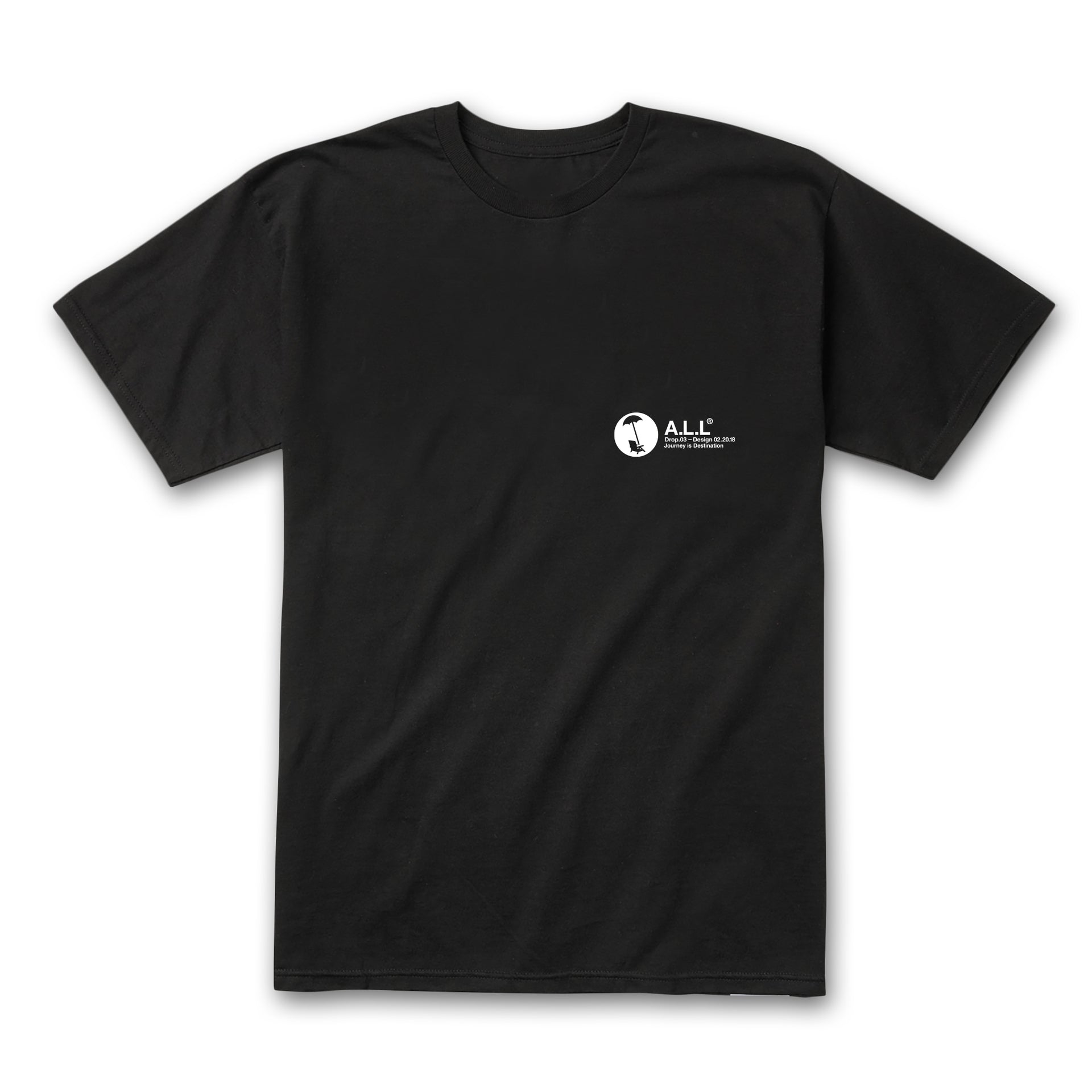 ALL DROP.03 TEE BLACK
