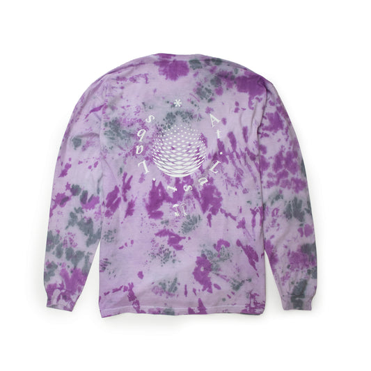 AT LAST LABS TEE IN CRUSHED GRAPE/CHARCHOL DYE  10f2